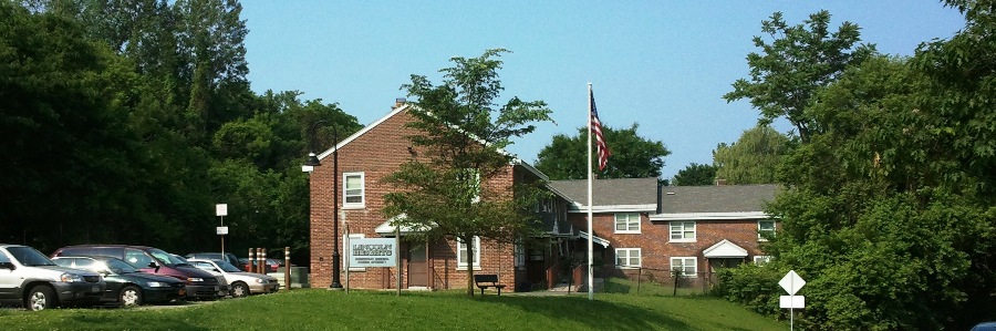 Lincoln Heights main entrance building in Schenectady, NY