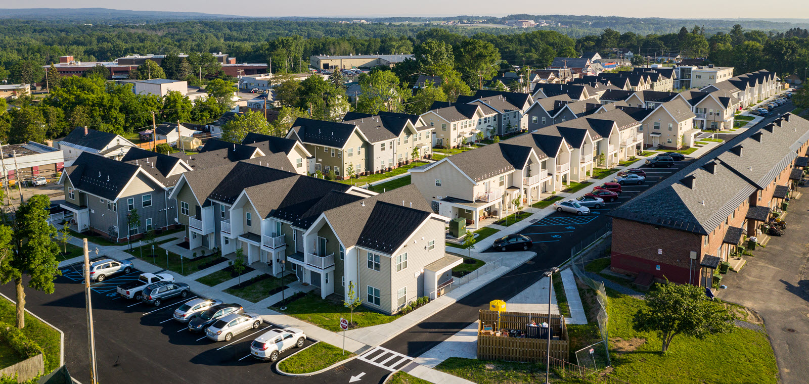 northside village aerial view