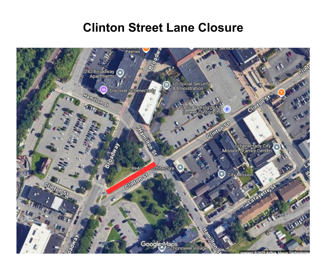clinton street lane closure